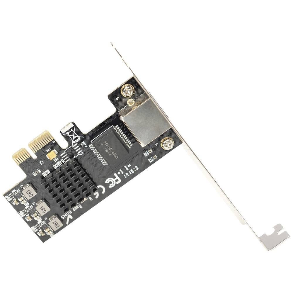 Digitus 2.5 Gigabit Ethernet PCI Express Karte 2.5G Ethernet NIC DN-10135 Netzwerk-Adapter