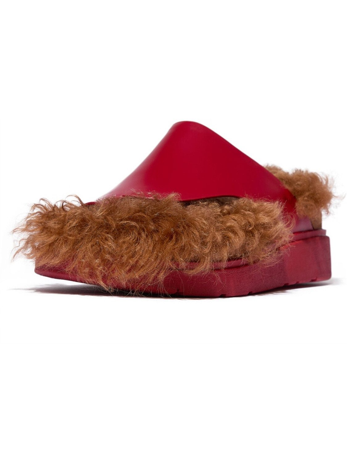 Fitflop Gen-FF X Roksanda Cut-Out Leather Slides Sandale