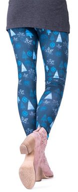 cosey Leggings Christmas-Line Leggings in verschiedenen Motiven (Einheitsgröße XS-L)