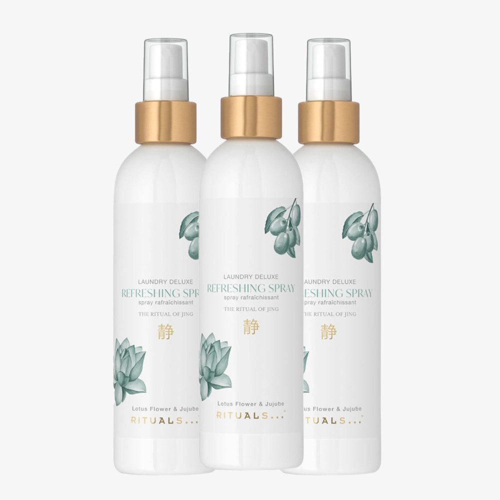 Rituals Textilerfrischer The Ritual of Jing - Jujube & Lotus - Refreshing Spray Room & Textile (3-St)