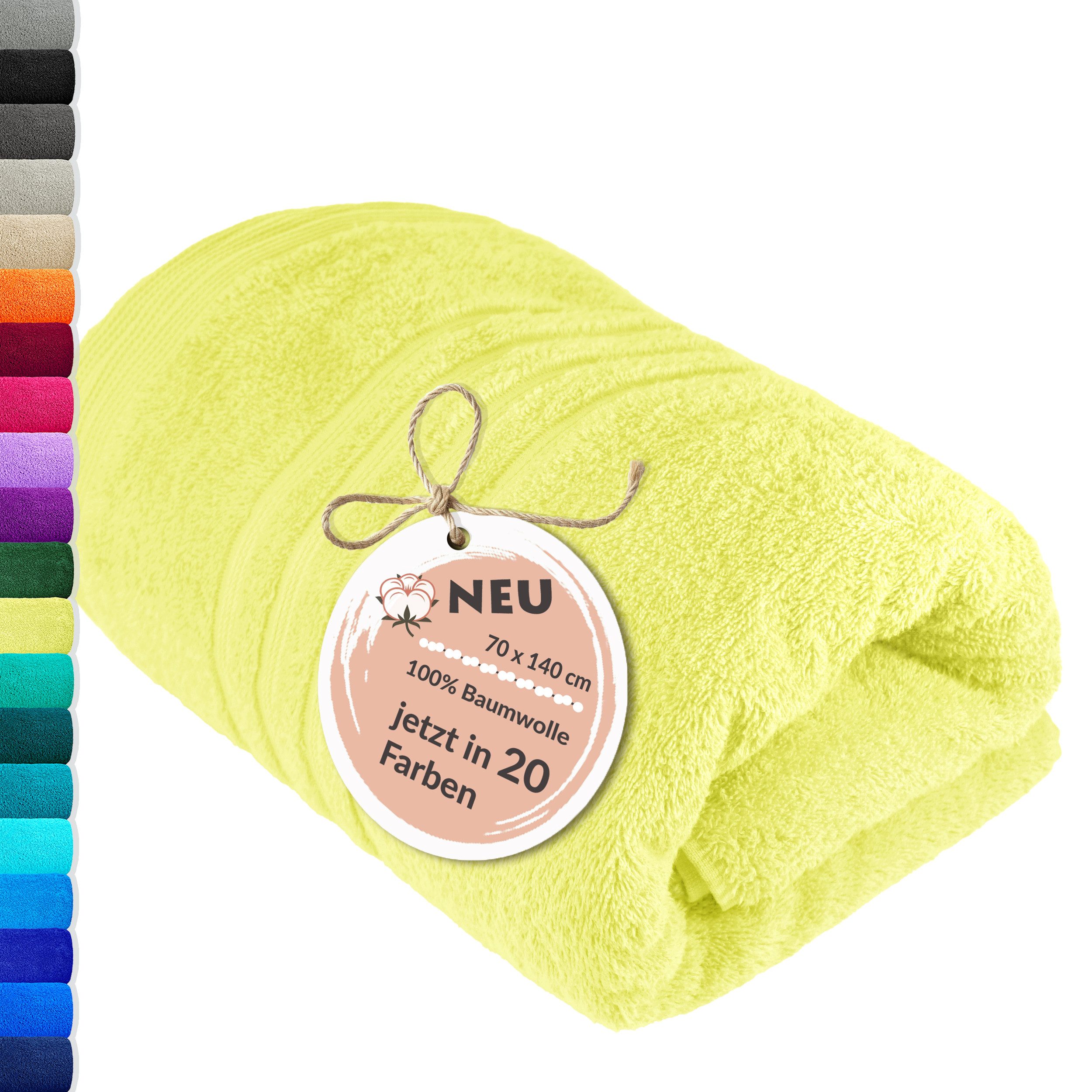 Lashuma Duschtuch - London Premium, Frottee (1-St), Badetuch 70x140 cm, 100% Baumwolle Made in Portugal