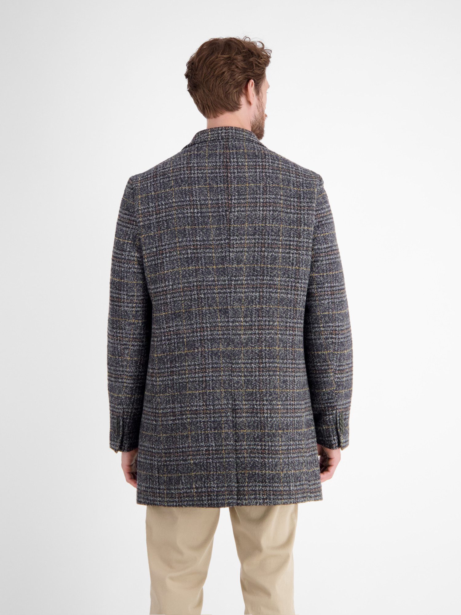 LERROS Wollmantel LERROS Herren-Mantel, kariert günstig online kaufen