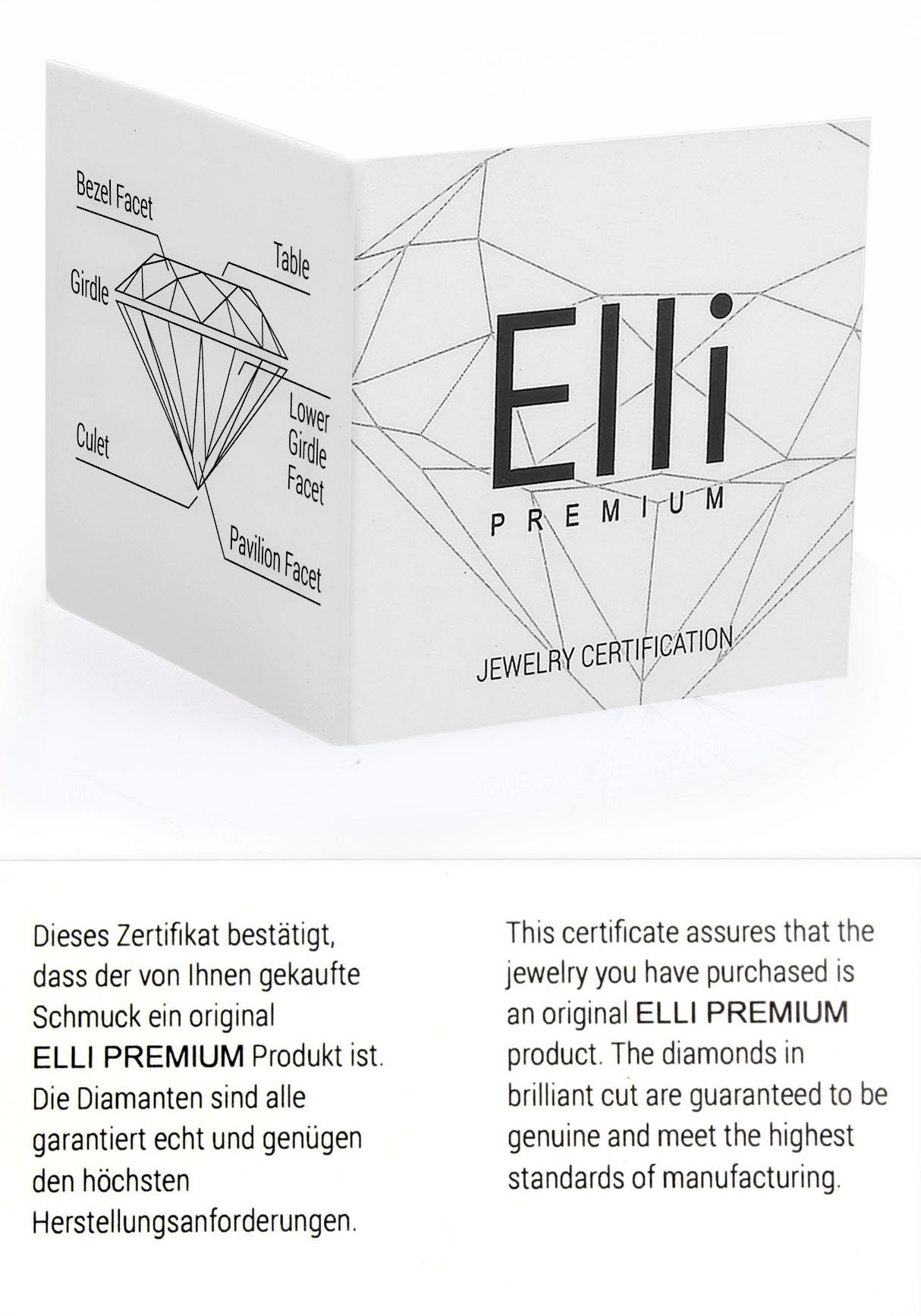 Elli DIAMONDS Verlobungsring mit Brillanten funkelnden 0604960414