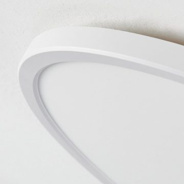 hofstein Deckenleuchte »Breolungi« moderne Deckenlampe aus Kunststoff in Weiß, 6500 Kelvin