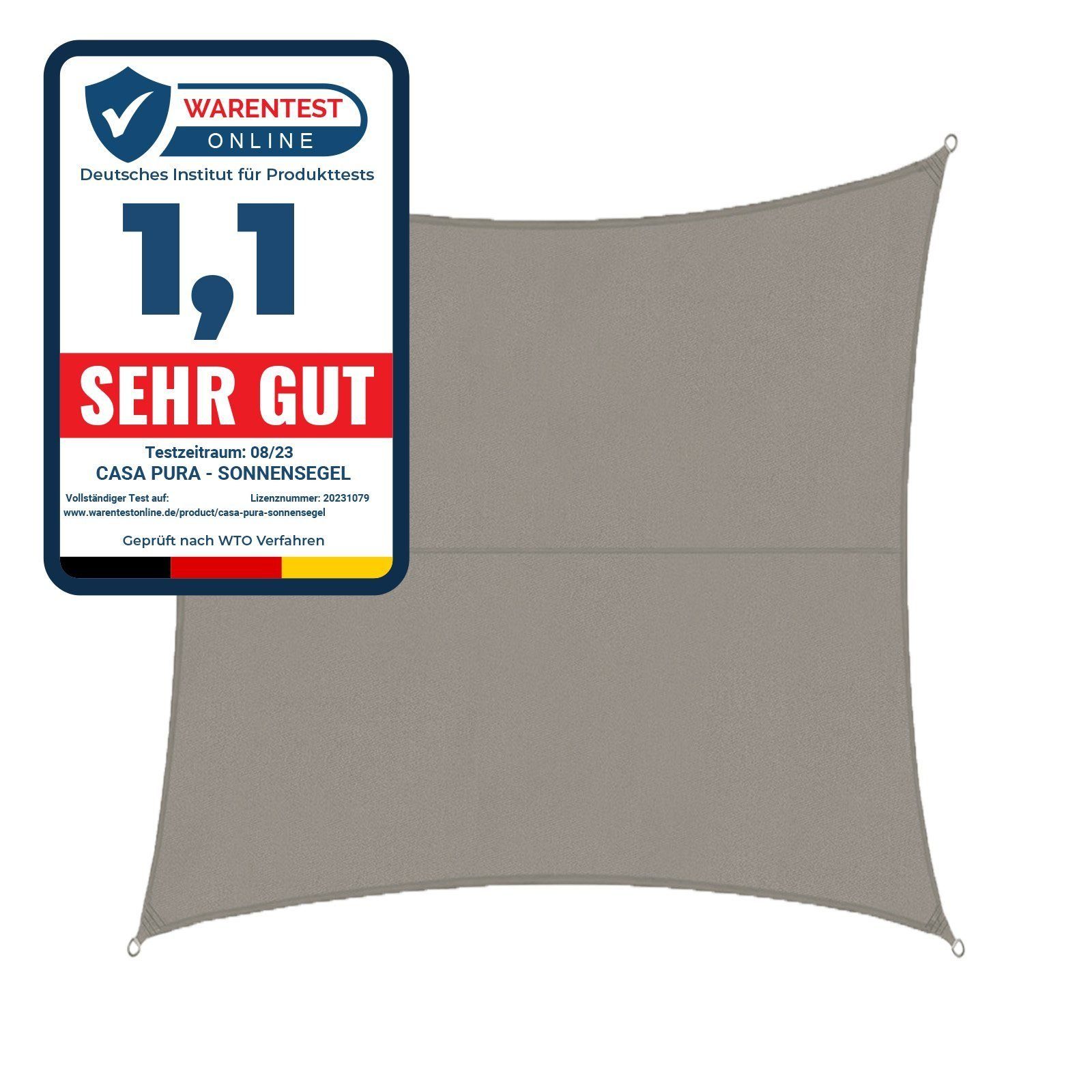 Karat Sonnensegel, wetterfest