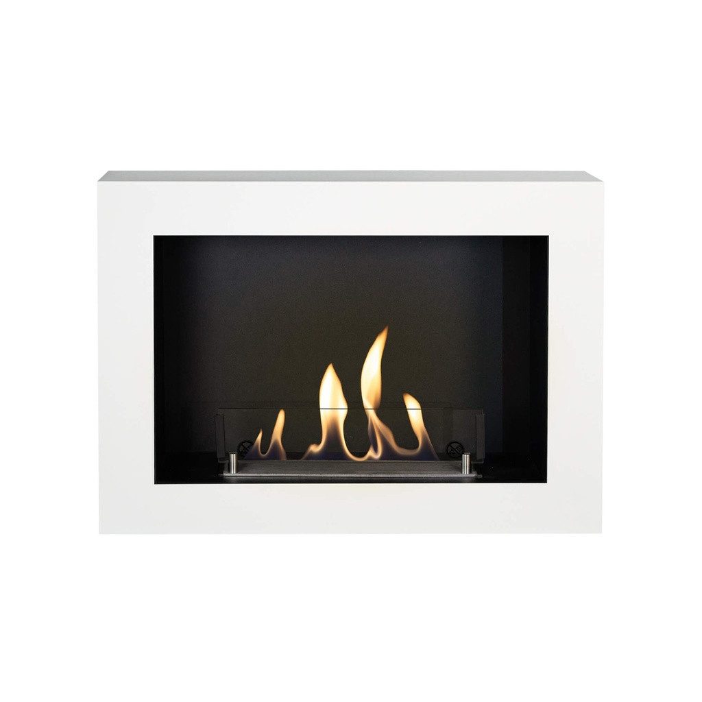 XARALYN Echtfeuer-Dekokamin Ethanol Wandkamin - Riano - 1,5 kW Heizung (2-St)