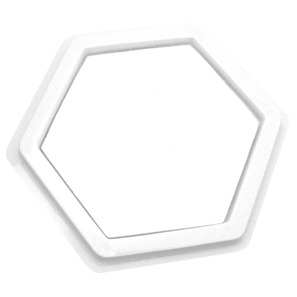 EDUPLAY Stempelkissen blanko Stempelkissen Hexagon/Sechseck
