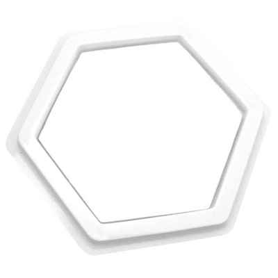 EDUPLAY Stempelkissen blanko Hexagon/Sechseck Stempelkissen