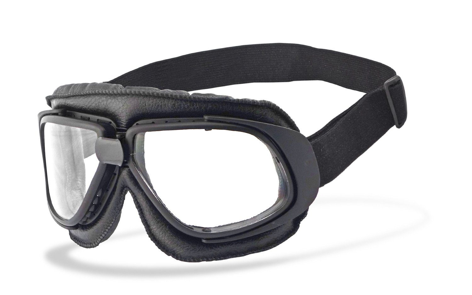 Helly - No.1 Bikereyes Motorradbrille 1350, gepolsterte Fliegerbrille