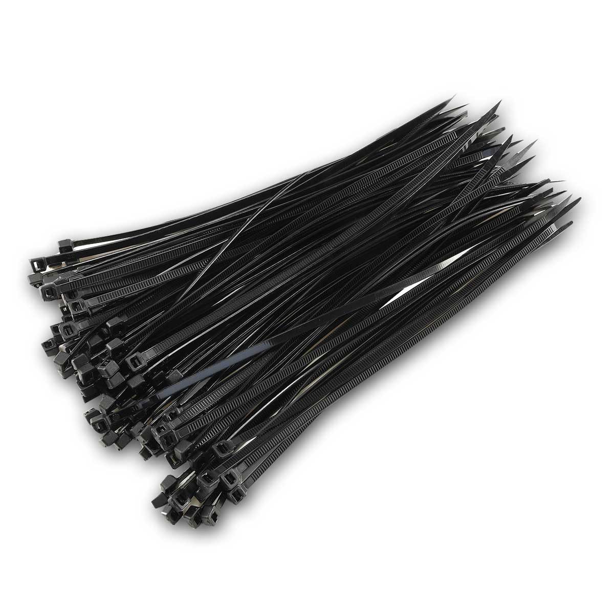 ChiliTec Kabelbinder Kabelbinder 200mm x 3,5mm, schwarz 100er Pack