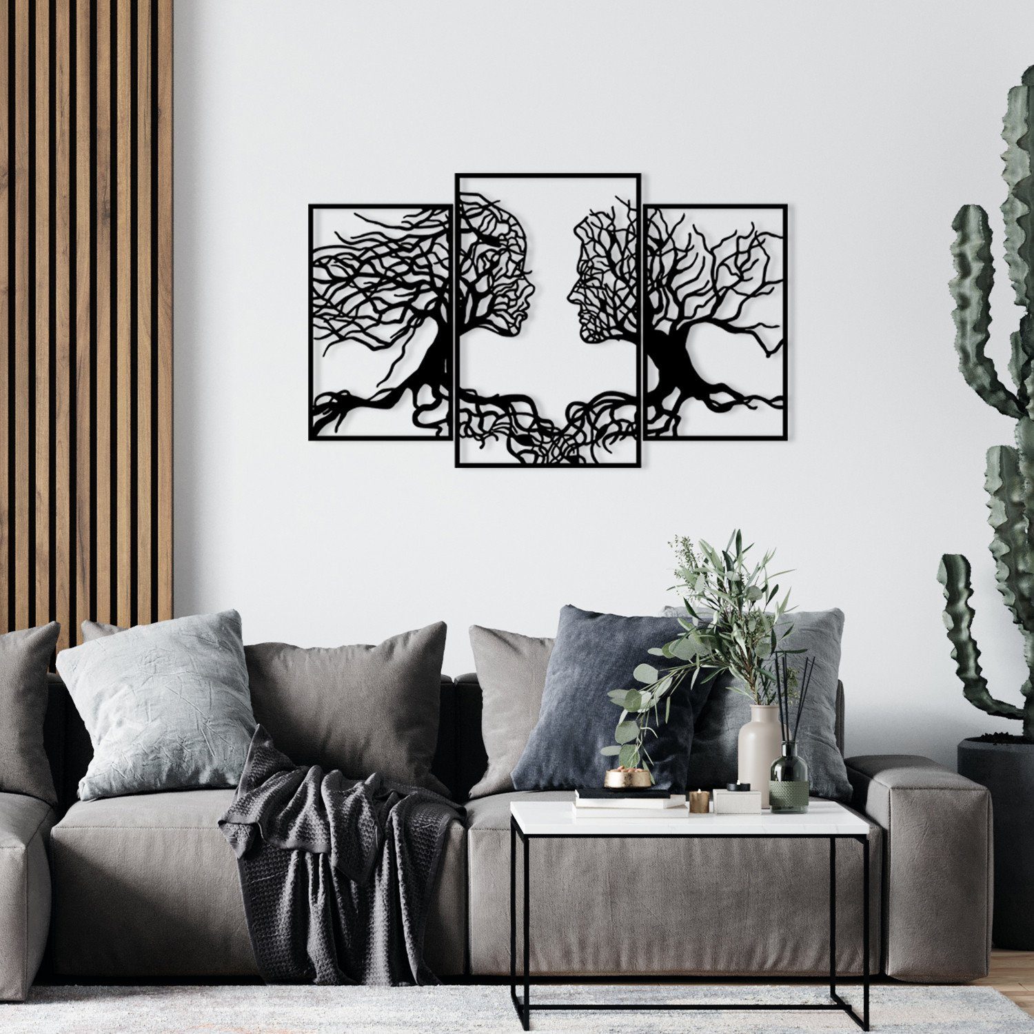 Wallity Wanddekoobjekt 100% METAL (Thickness: 1,2mm), 116 x 71 cm Z1114 günstig online kaufen