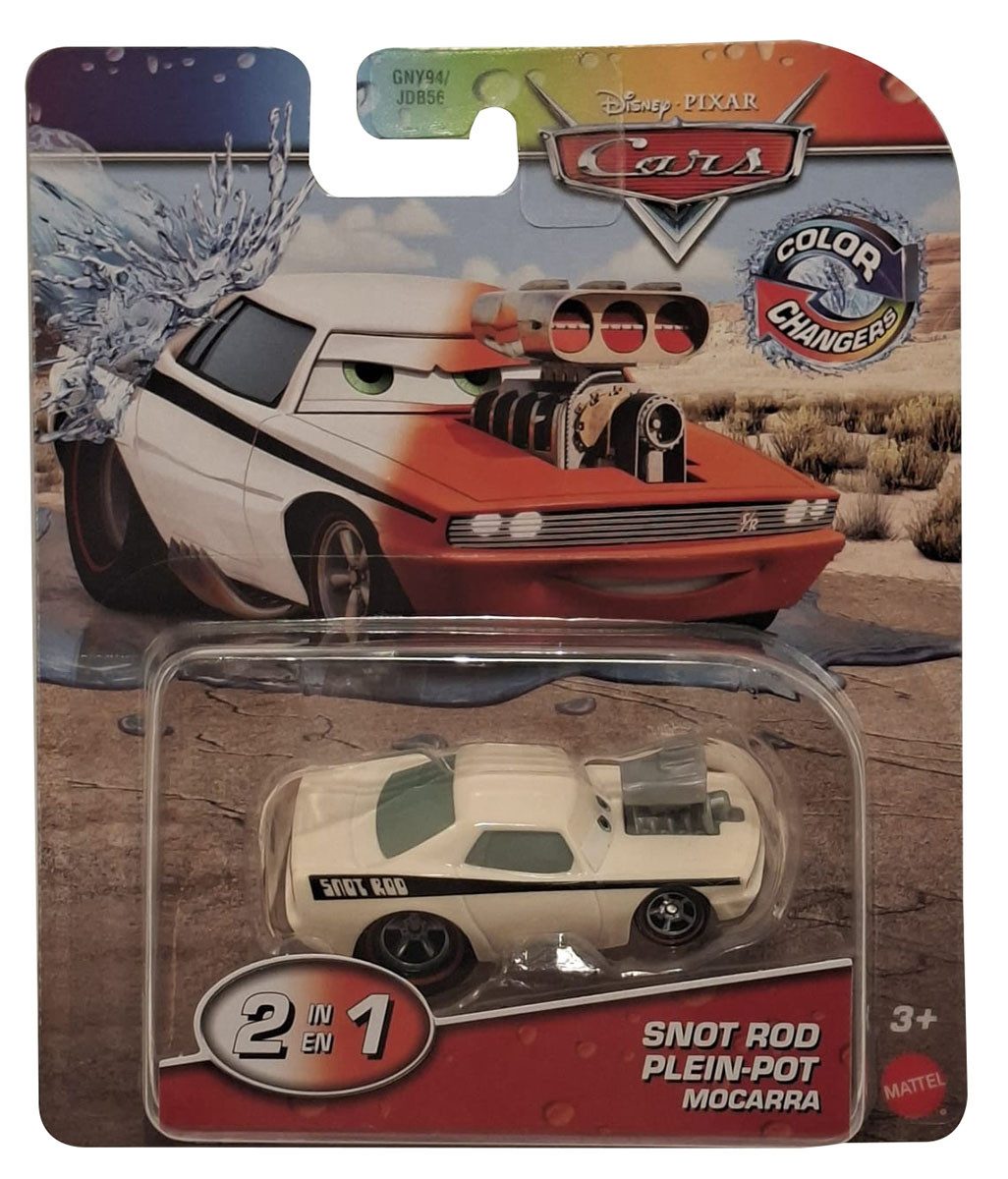 Disney Spielzeug-Auto Disney Pixar Cars Colour Changers Snot Rot Farbwechselwechselfunktion