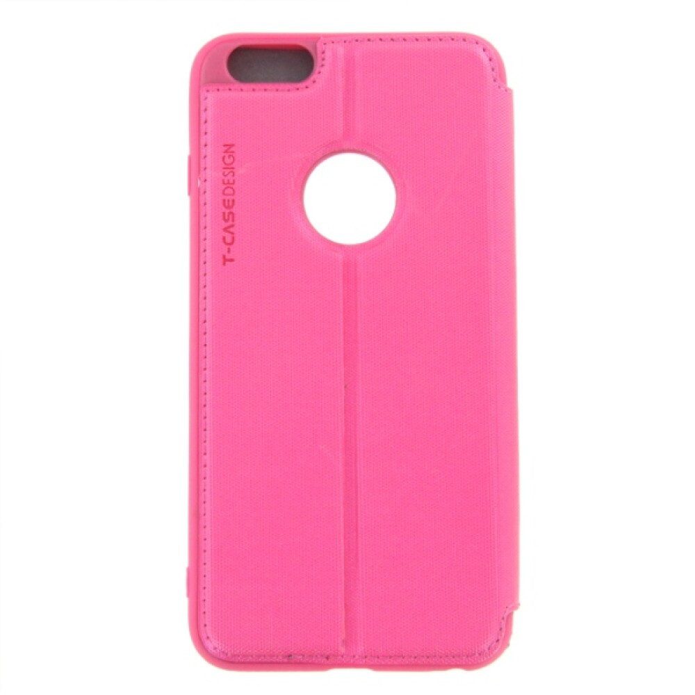 Handytasche Original Magnet Flip Handyhülle für iPhone 6 6s Plus Pink Schutz Case (Flip Cover)