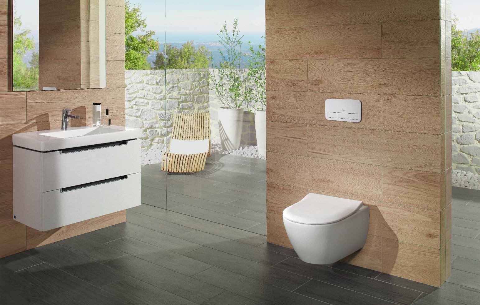 Villeroy & Boch Wand-WC-Befestigung Villeroy & Boch Wand-Tiefspül WC Subway 2.0