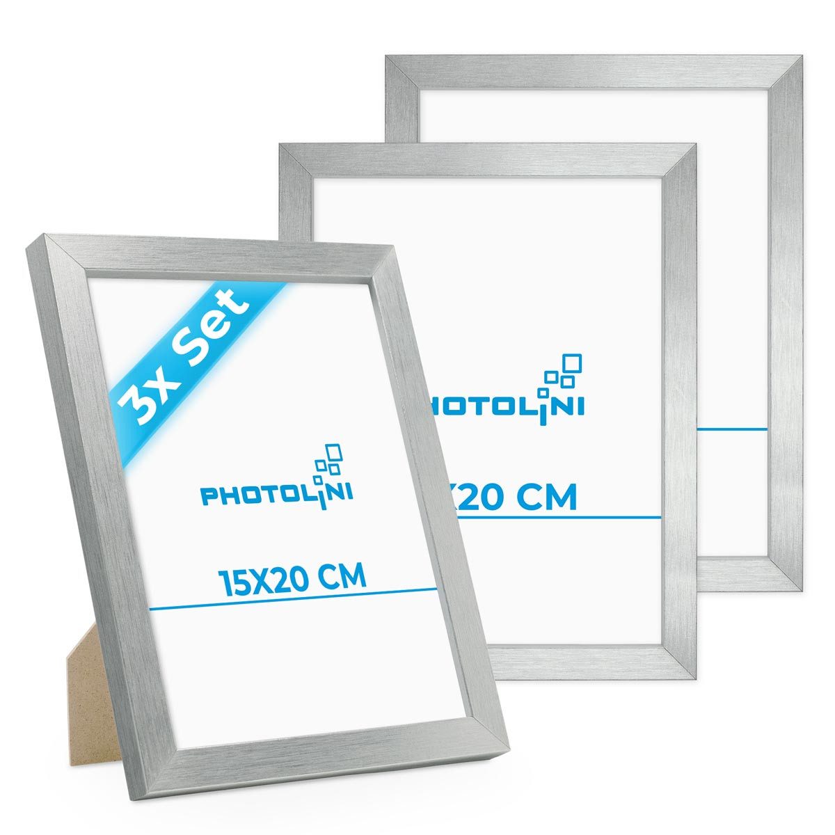 PHOTOLINI Bilderrahmen 3er Set 15x20 cm Poster-Rahmen, zum Aufhängen & Aufs günstig online kaufen