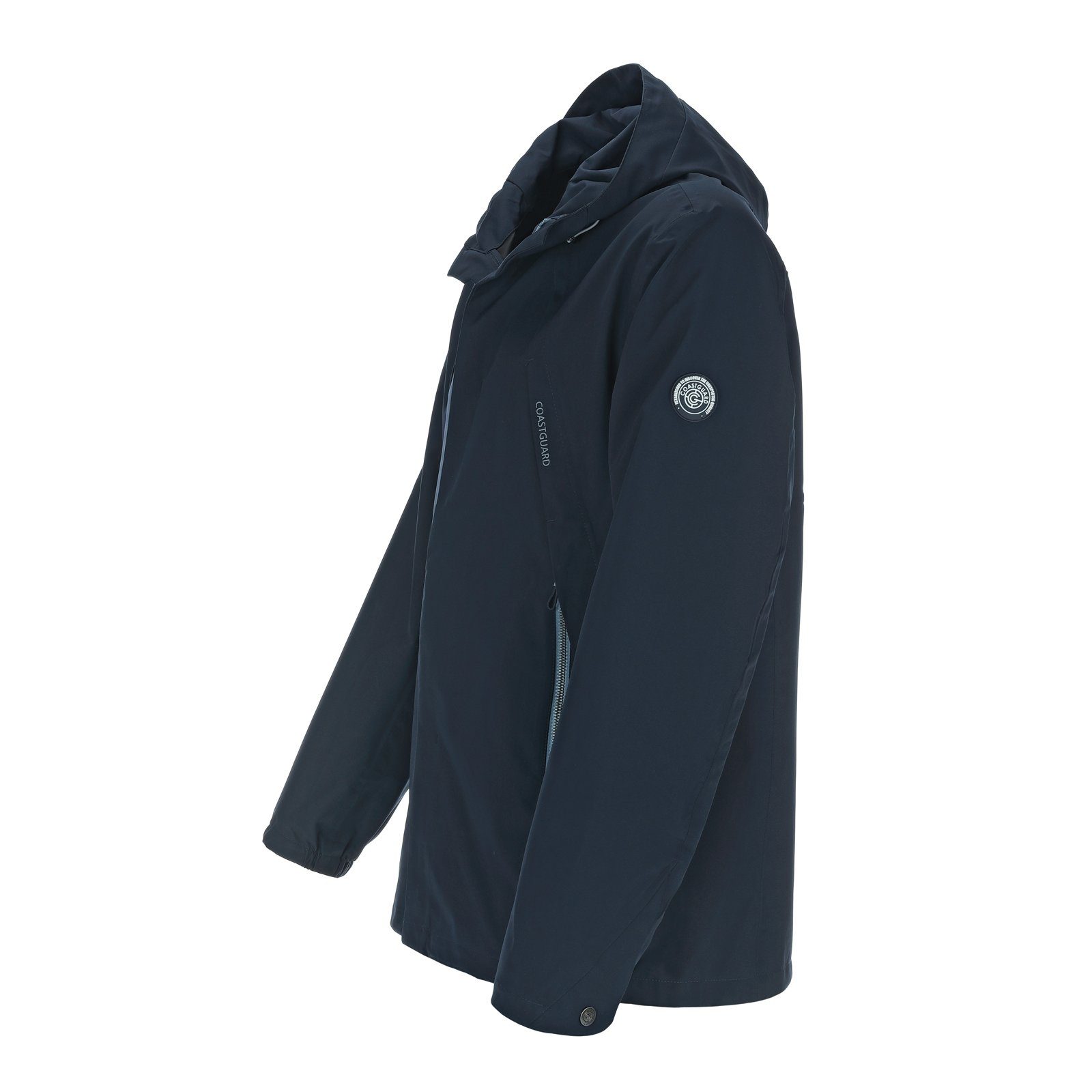 Wasserdicht Funktionsjacke Herren - Atmungsaktiv Jacke Leichte mit Kapuze Winddicht Coastguard