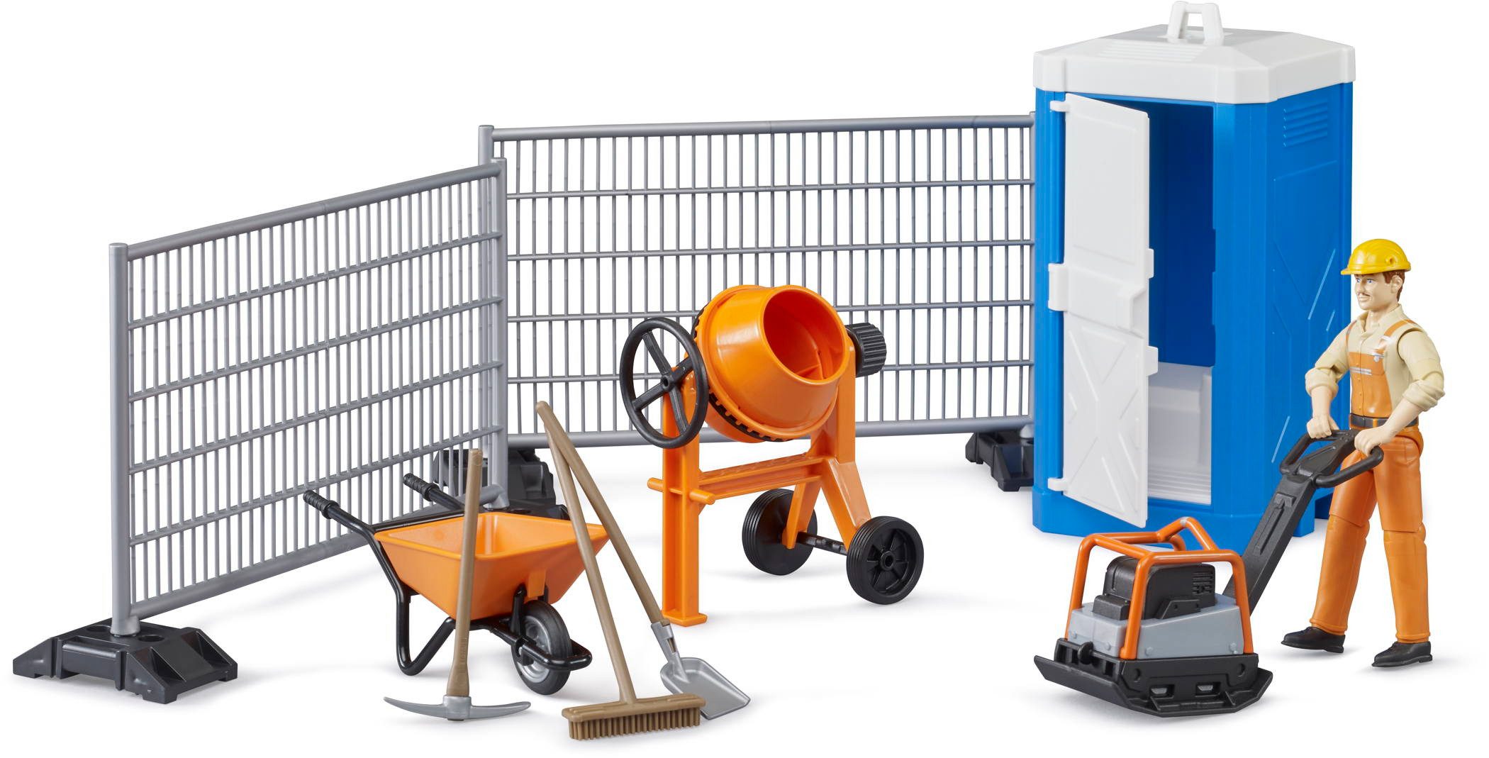 Bruder® Spielzeug-Auto Zubehör bworld Baustelle bworld Baustellenset 62008 günstig online kaufen