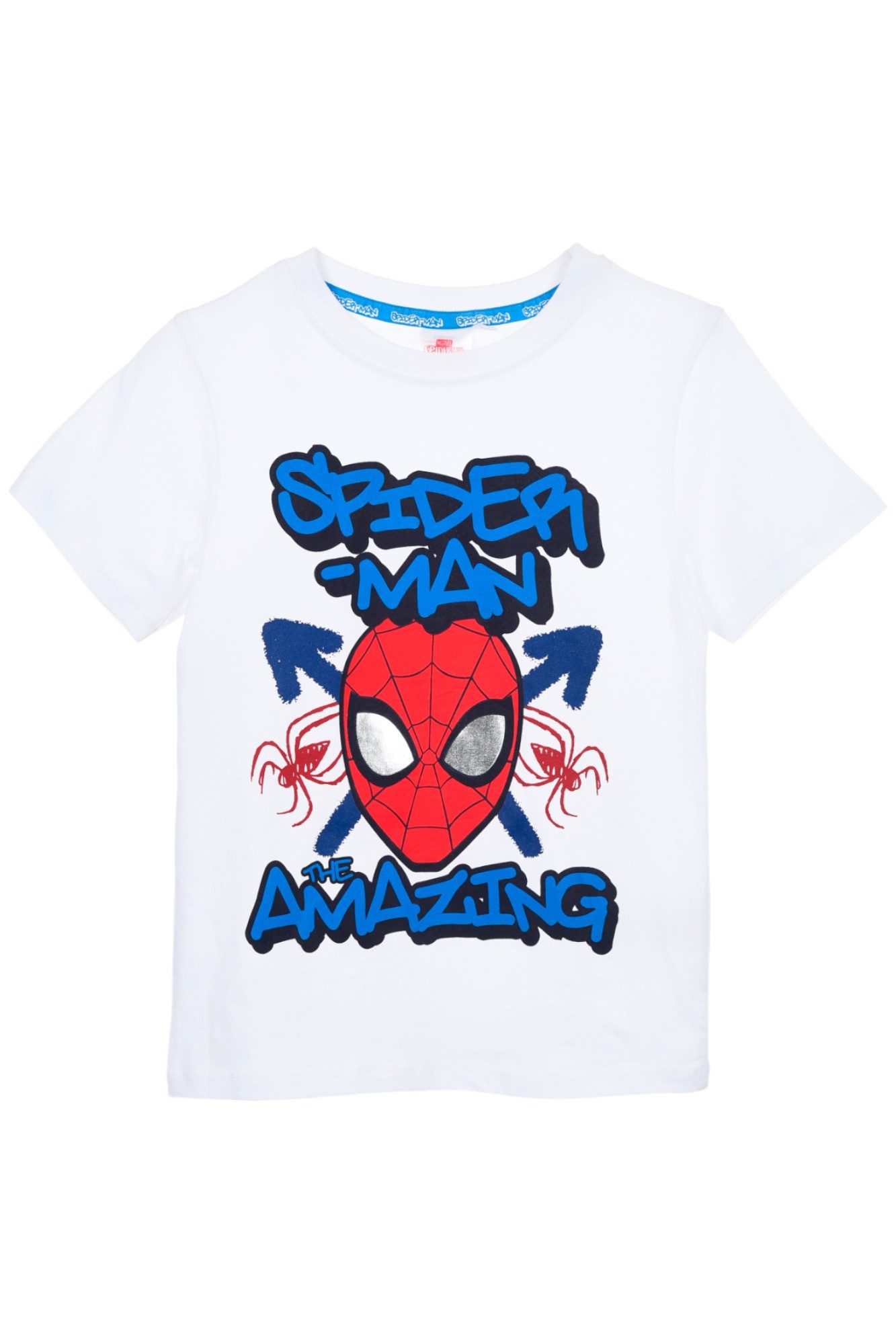 Spiderman T-Shirt Marvel Jungen Jersey Kurzarmshirt aus Baumwolle Gr. 98 - 128 cm