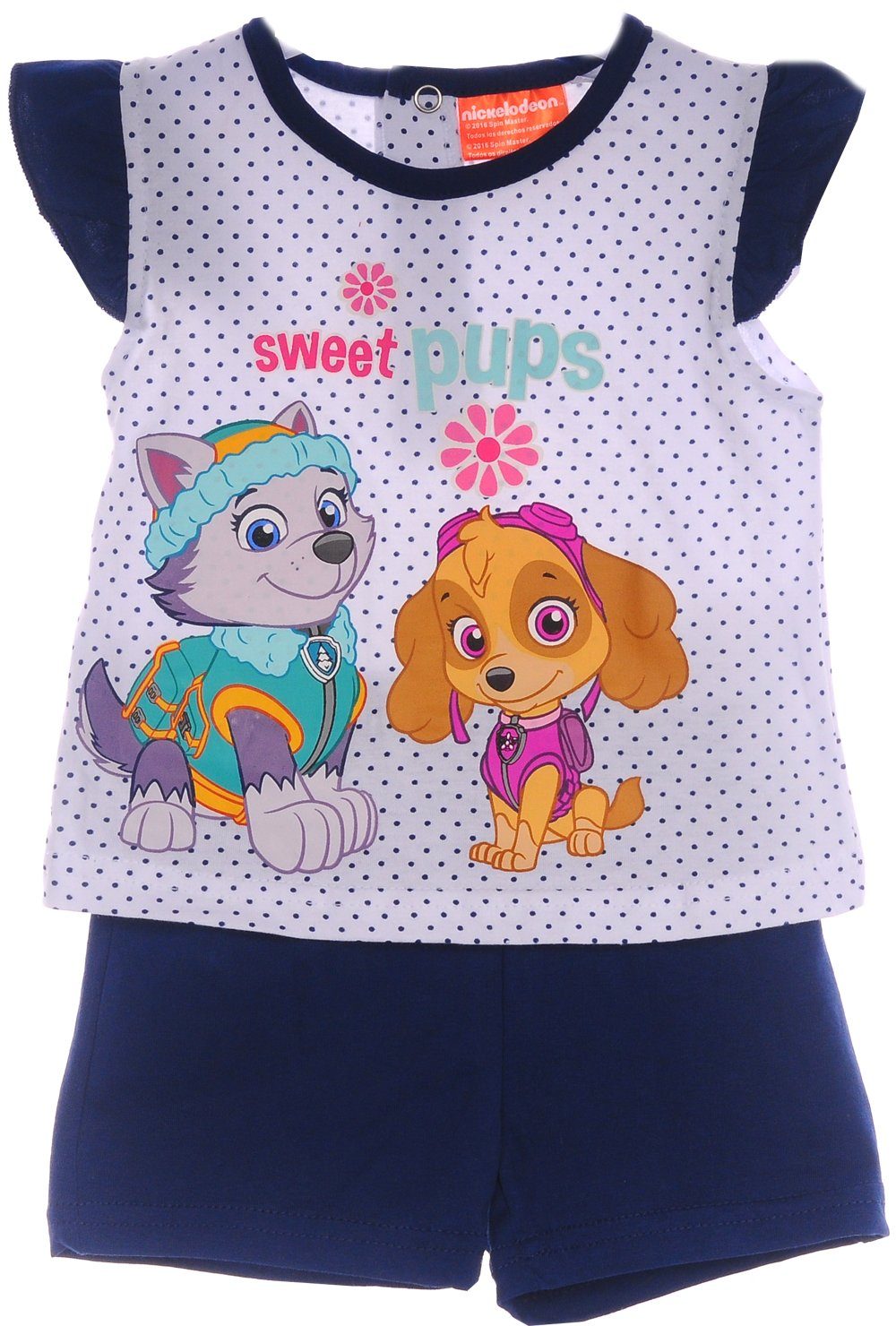 PAW PATROL Shirt & Shorts Shirt und Shorts Set Baby Anzug 62 68 74 80 86 92