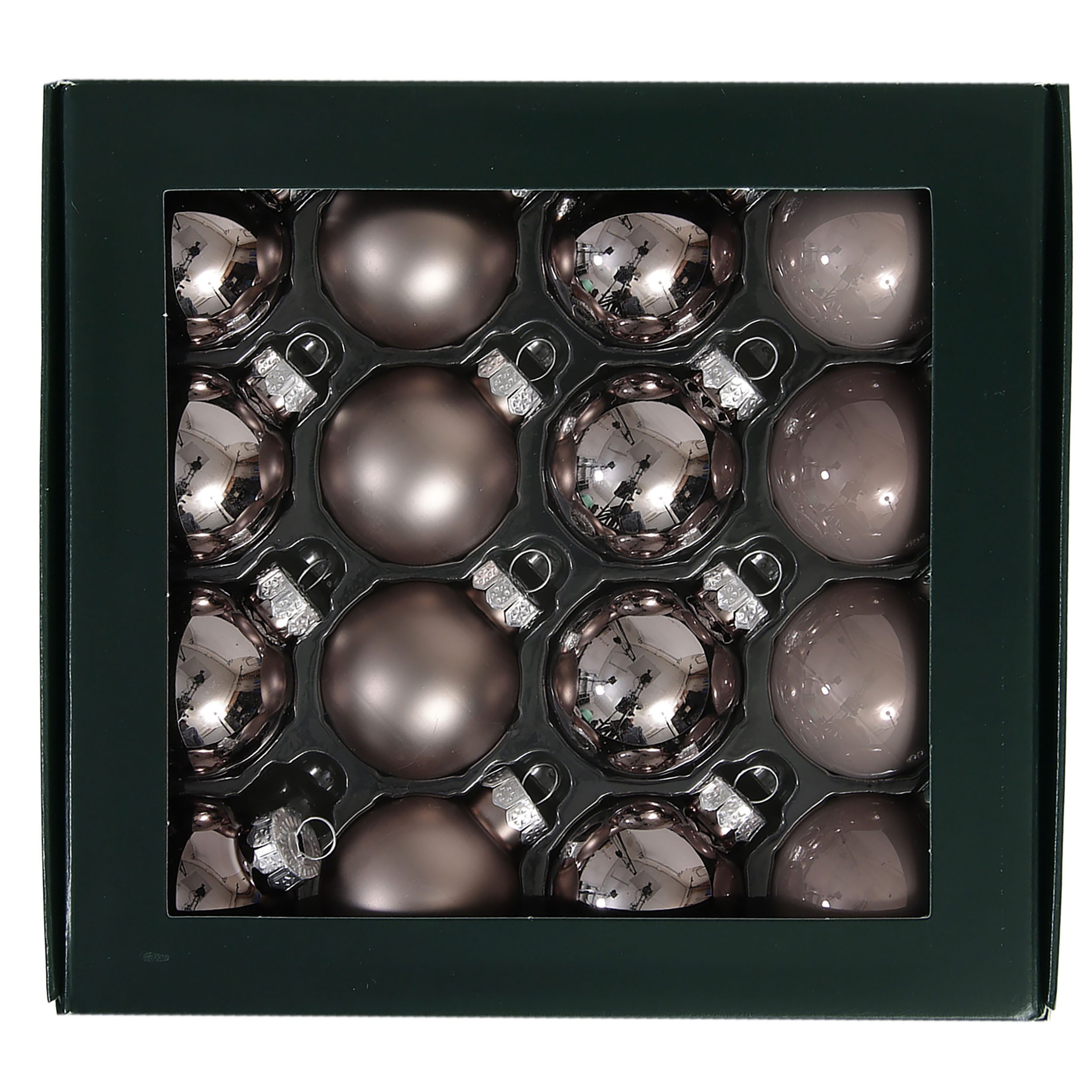 Annastore Weihnachtsbaumkugel Kleine Baumkugeln aus Glas Ø 2 cm/3 cm - Christbaumkugeln, Baumschmuck, Christbaumschmuck