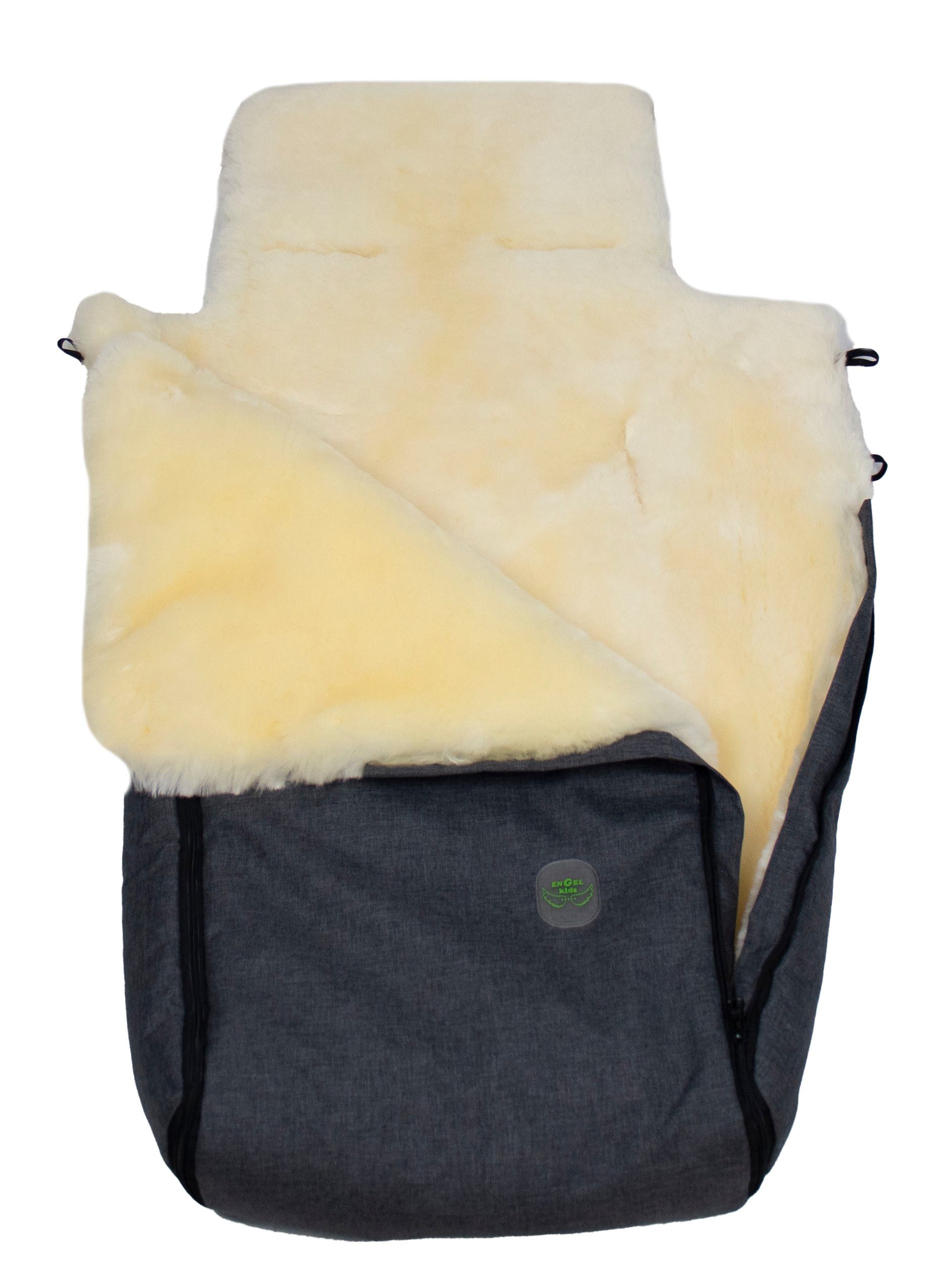 Reissner Lammfelle Fußsack Lammfell Babyfußsack KESSY für Kinderwagen und Buggy