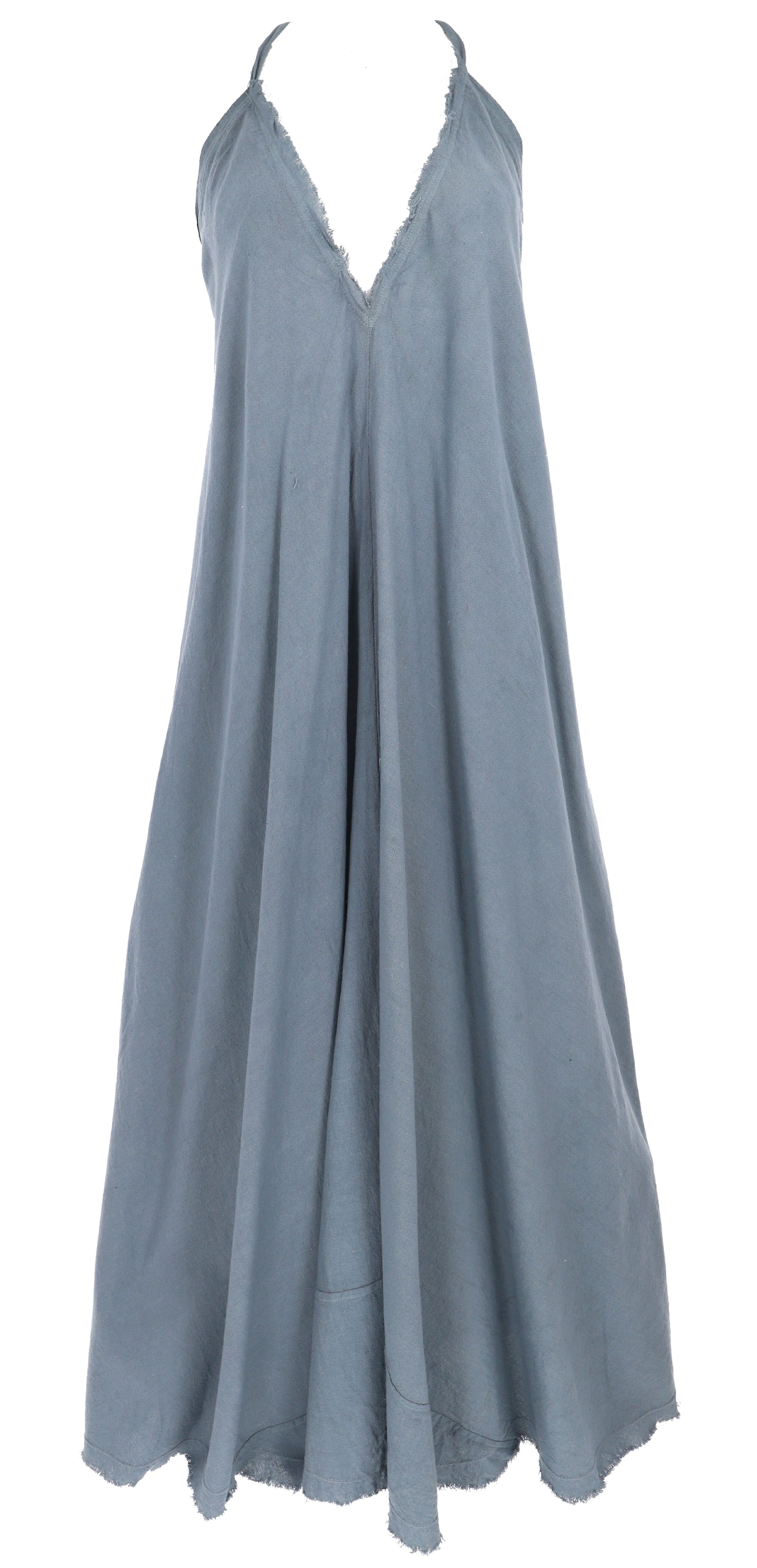 Guru-Shop Midikleid Luftiges Maxikleid, Boho Sommerkleid,.. alternative Bekleidung