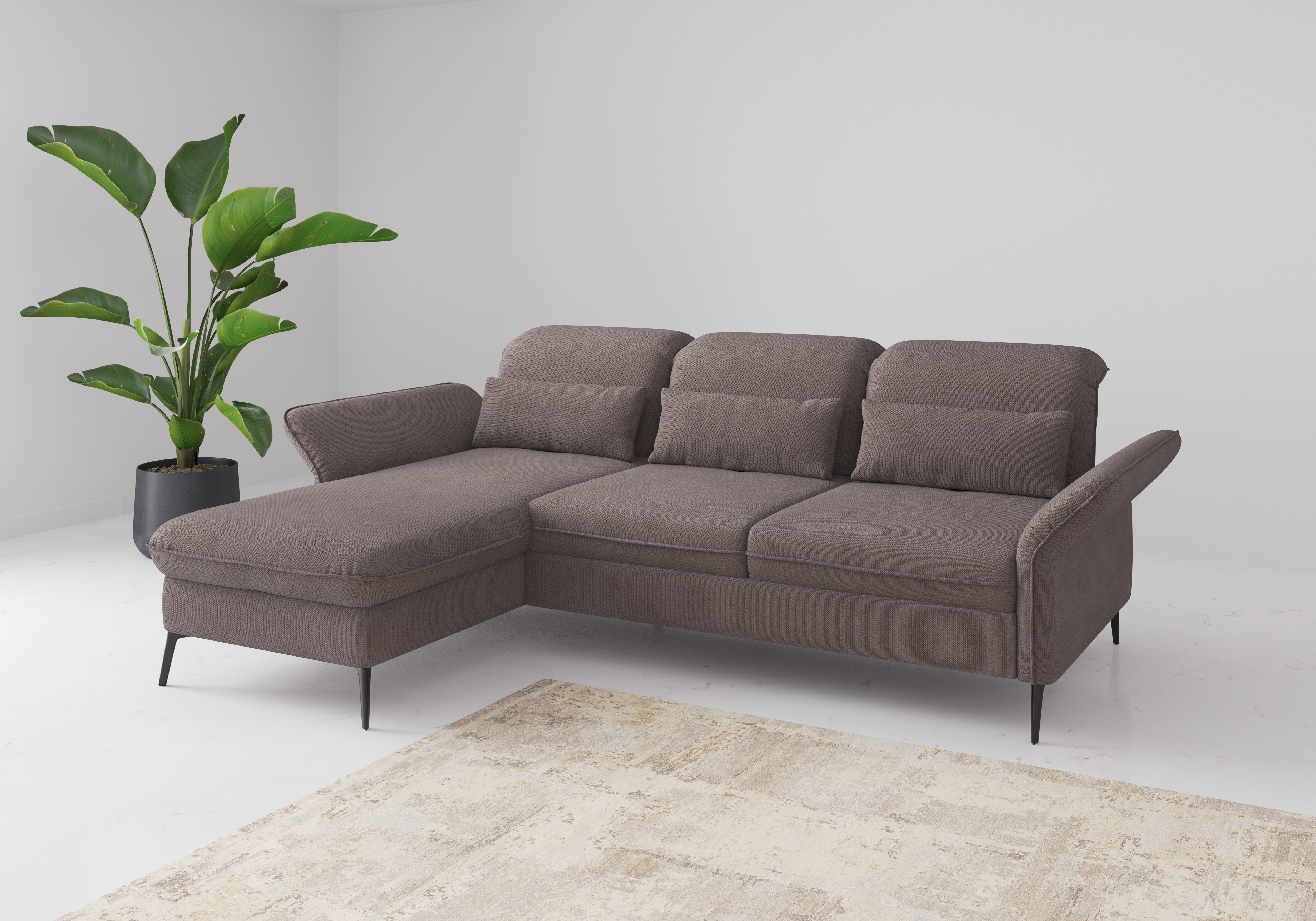 sit&more Ecksofa Emely, inkl. Sitztiefenverstellung, wahlweise günstig online kaufen