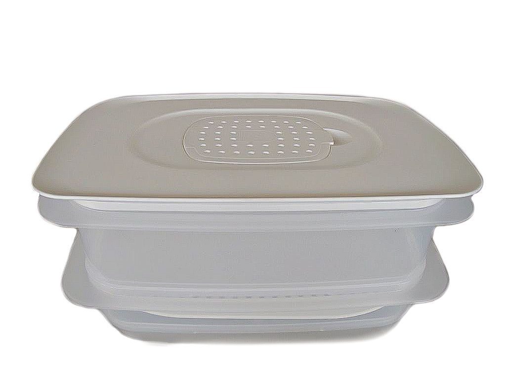 TUPPERWARE Frischhaltedose Cool`N Fresh1,5L+700ml+Klimadeckel+Gitter