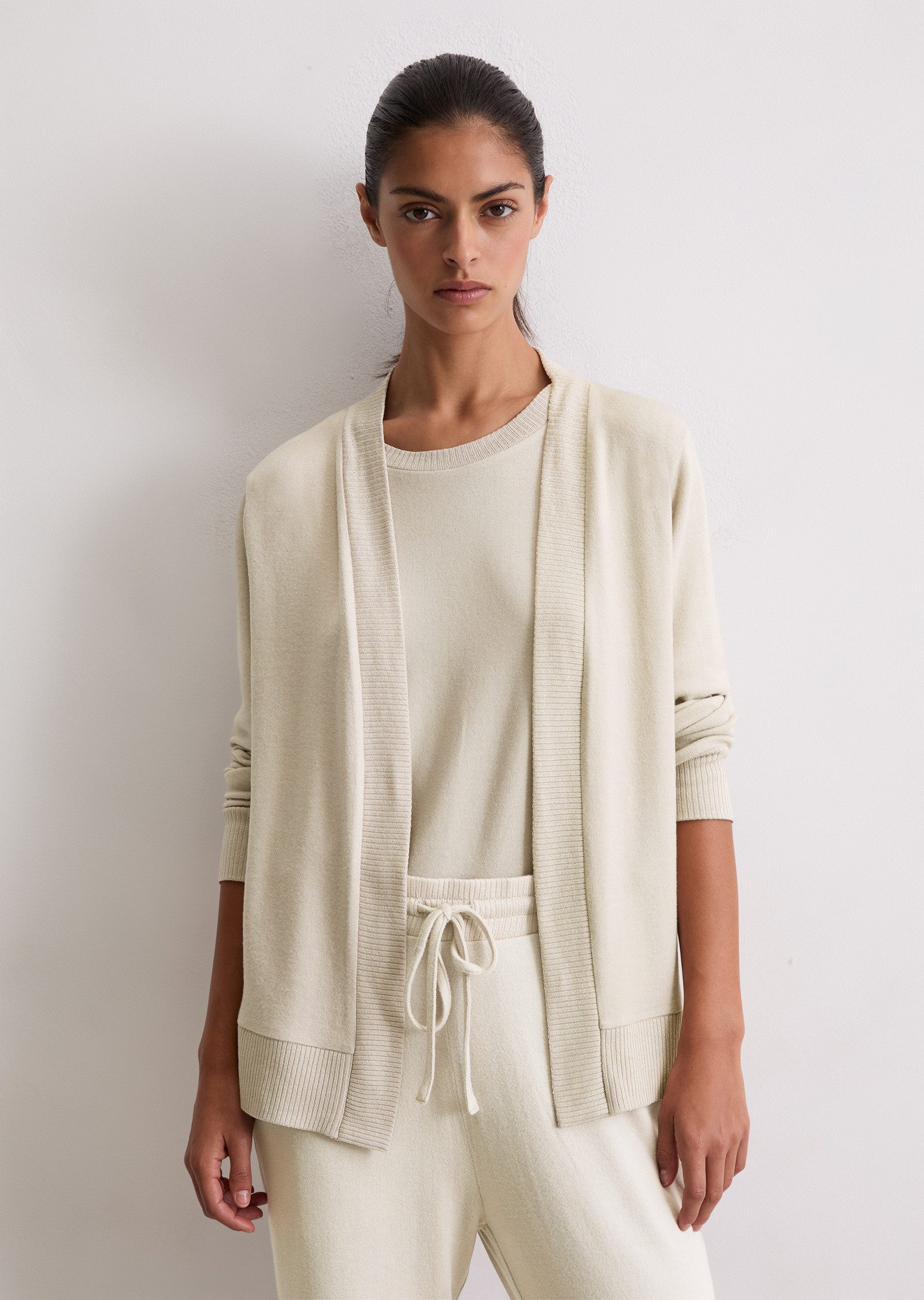 Marc O'Polo Cardigan Soft Knit Langarm, ohne Verschluß, Feinstrick günstig online kaufen