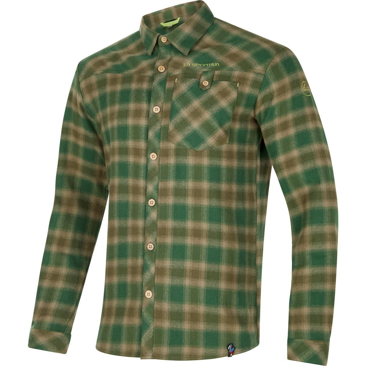 La Sportiva Outdoorbluse Rambler Flannel Shirt Men Ikonisches Flanellhemd für den Klettersport und einen zeitlosen Stil.