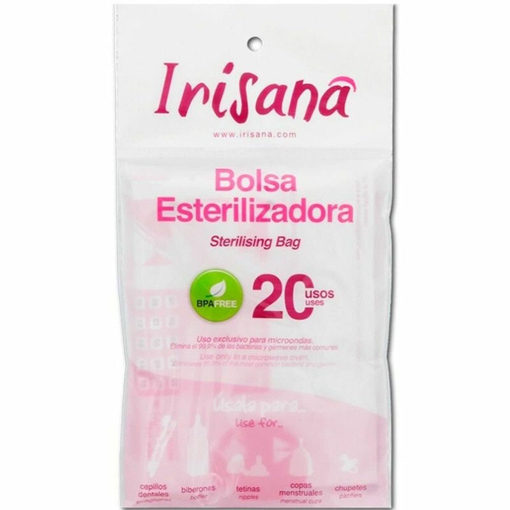 IRISCUP Mikrowellen-Dampfsterilisator IRISANA - STERILISATIONSBEUTEL 20 ANWENDUNGEN 1 EINHEIT
