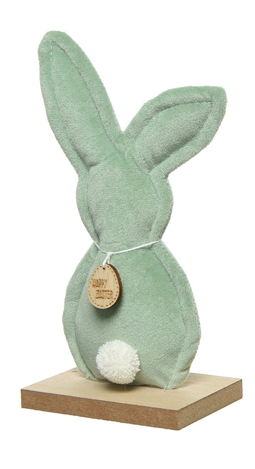 Deko 24cm Osterfigur, sortiert Hase season Aufsteller 1 decorations Decoris Samt Stück