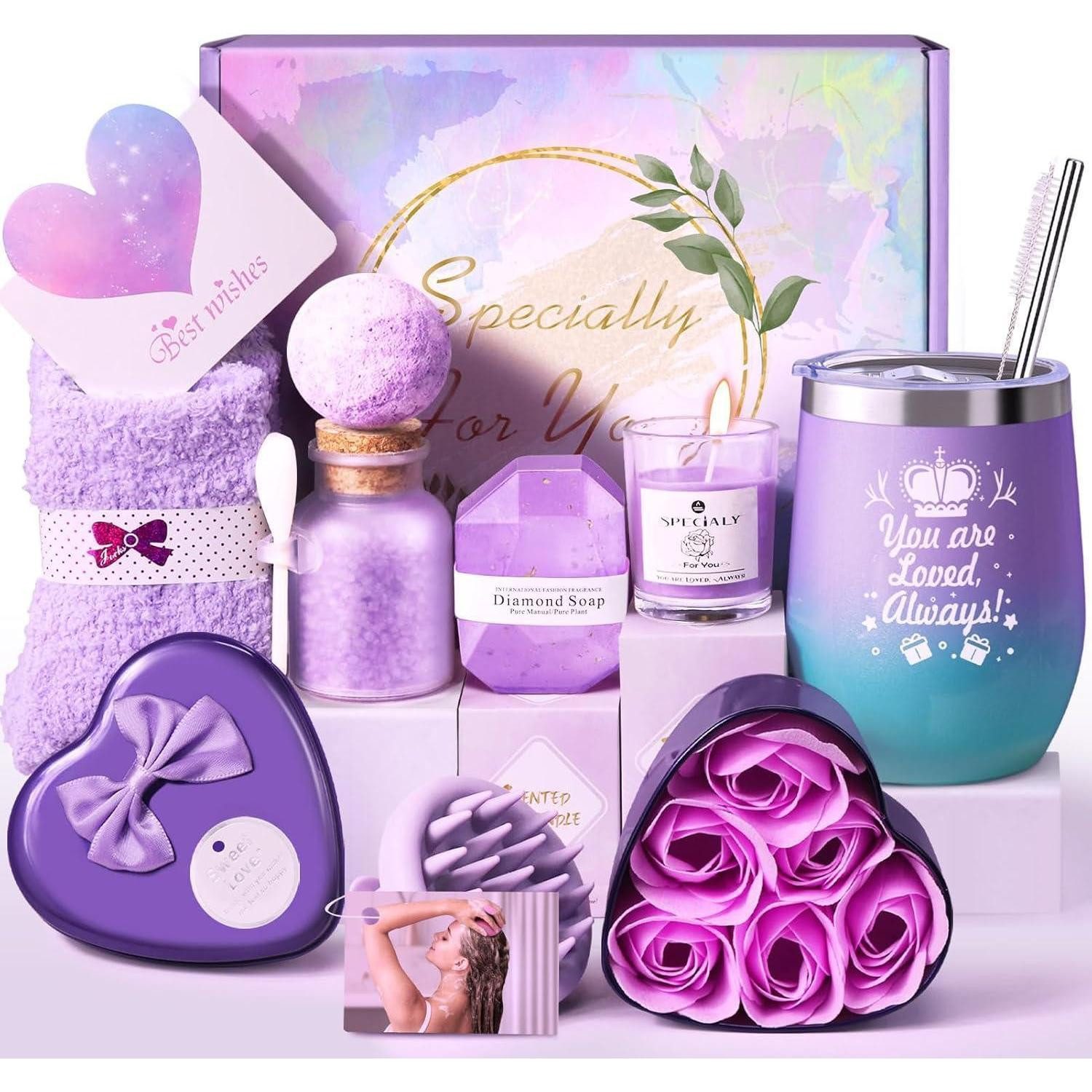 LuxusKollektion Pflege-Geschenkset Geschenkset Frauen Freundin Geburtstag Valentinstag Sternenlila