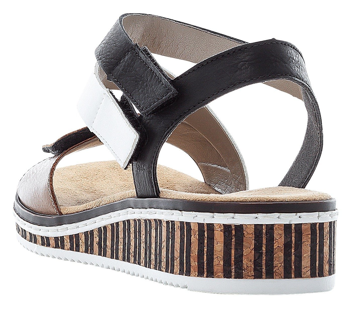 Rieker Riemchensandale, Sommerschuh, Sandalette, Keilabsatz, im günstig online kaufen