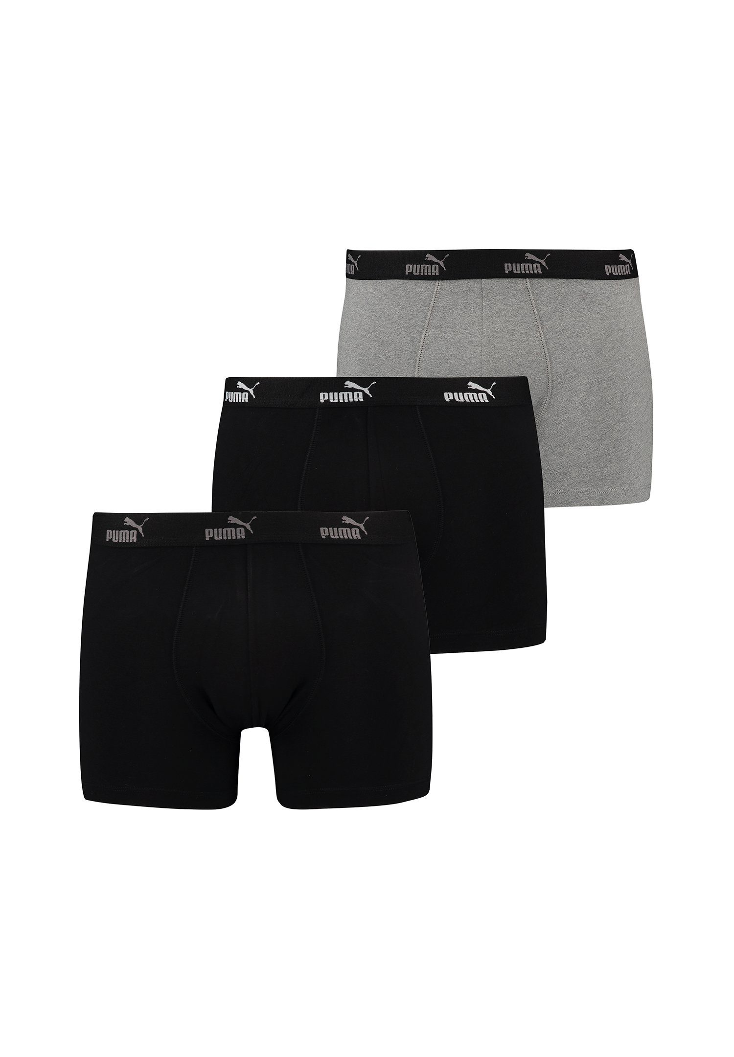 PUMA Boxershorts PUMA PROMO SOLID Boxer 3P (Packung, 3-St., 3er-Pack)