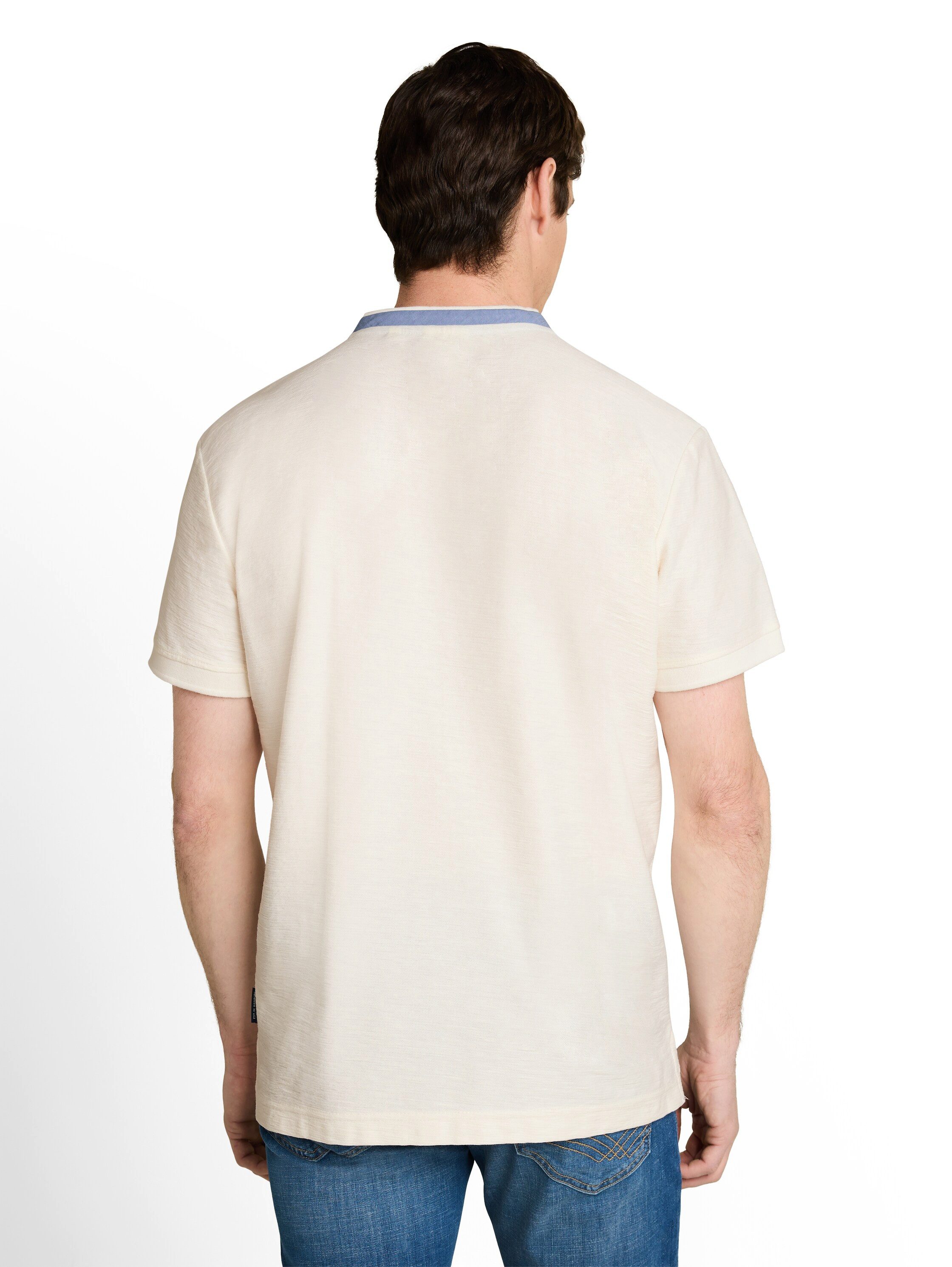TOM TAILOR Kurzarmshirt mit kurzer Knopfleiste