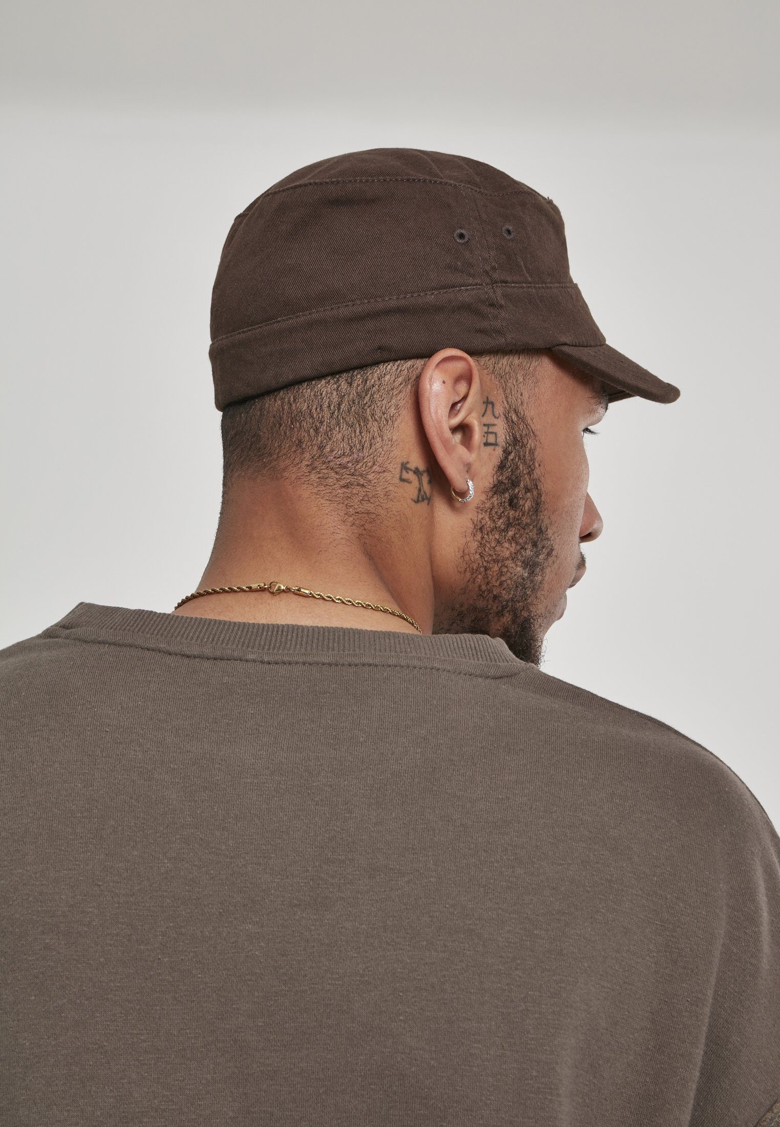 Garment Cap Washed Top Accessoires Flex Flexfit Flexfit Gun brown