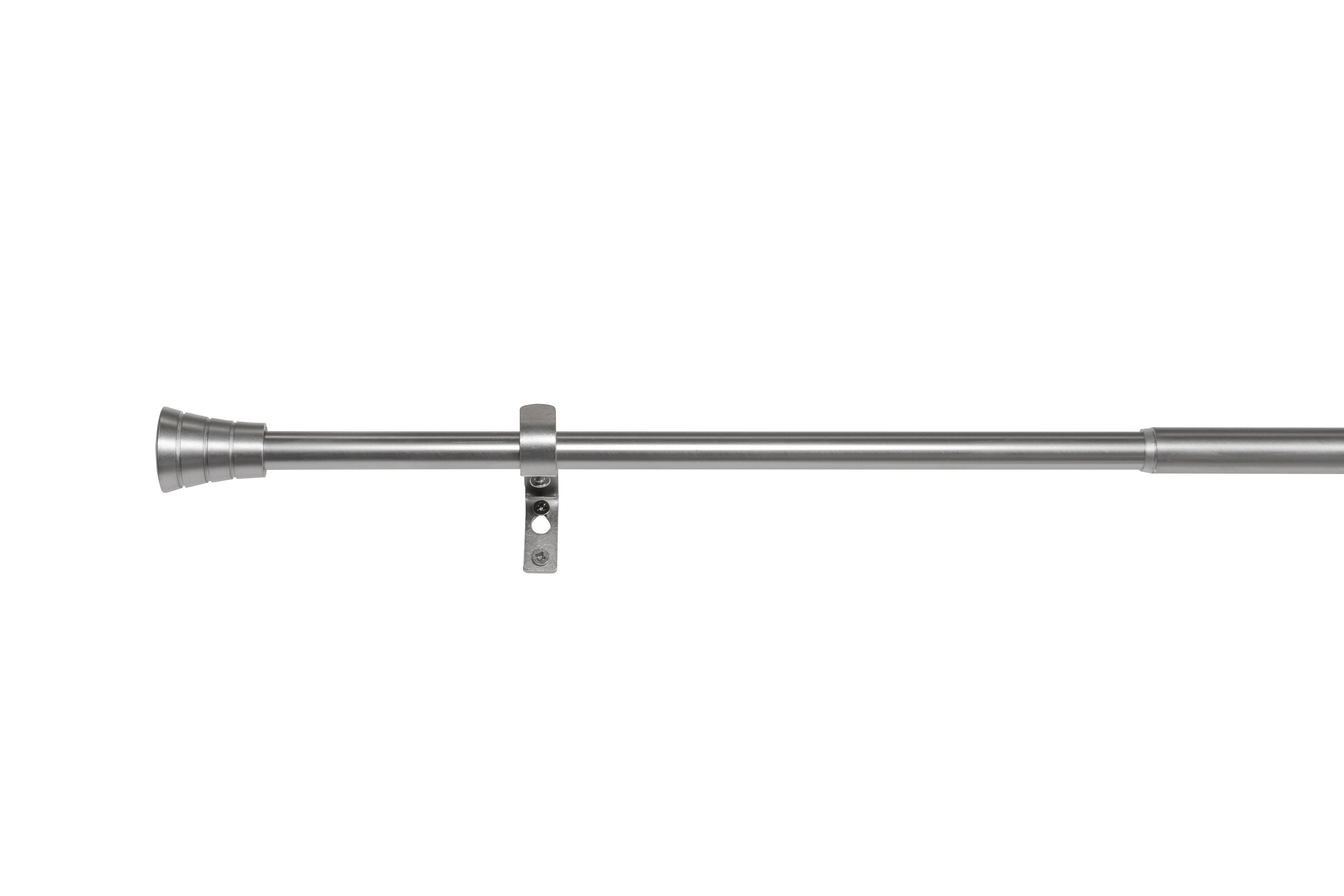 ondeco Gardinenstange Teleskopgarnitur Habito-Rillmino, Ø 19 mm, 1-läufig, ausziehbar, Bohren, verschraubt, Metall