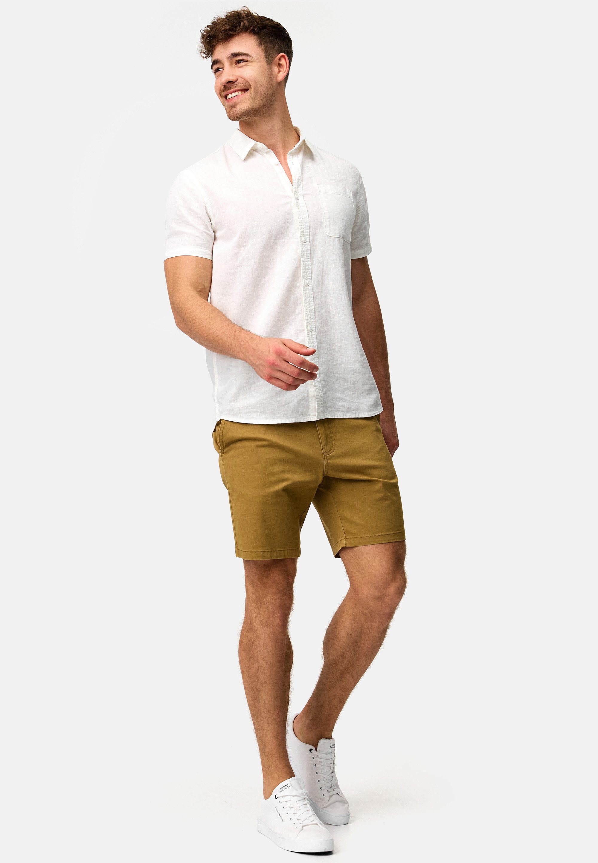 INDICODE Chinoshorts Herren INSylvester Chino Shorts Herrenshorts aus elastischer Baumwoll-Qualität