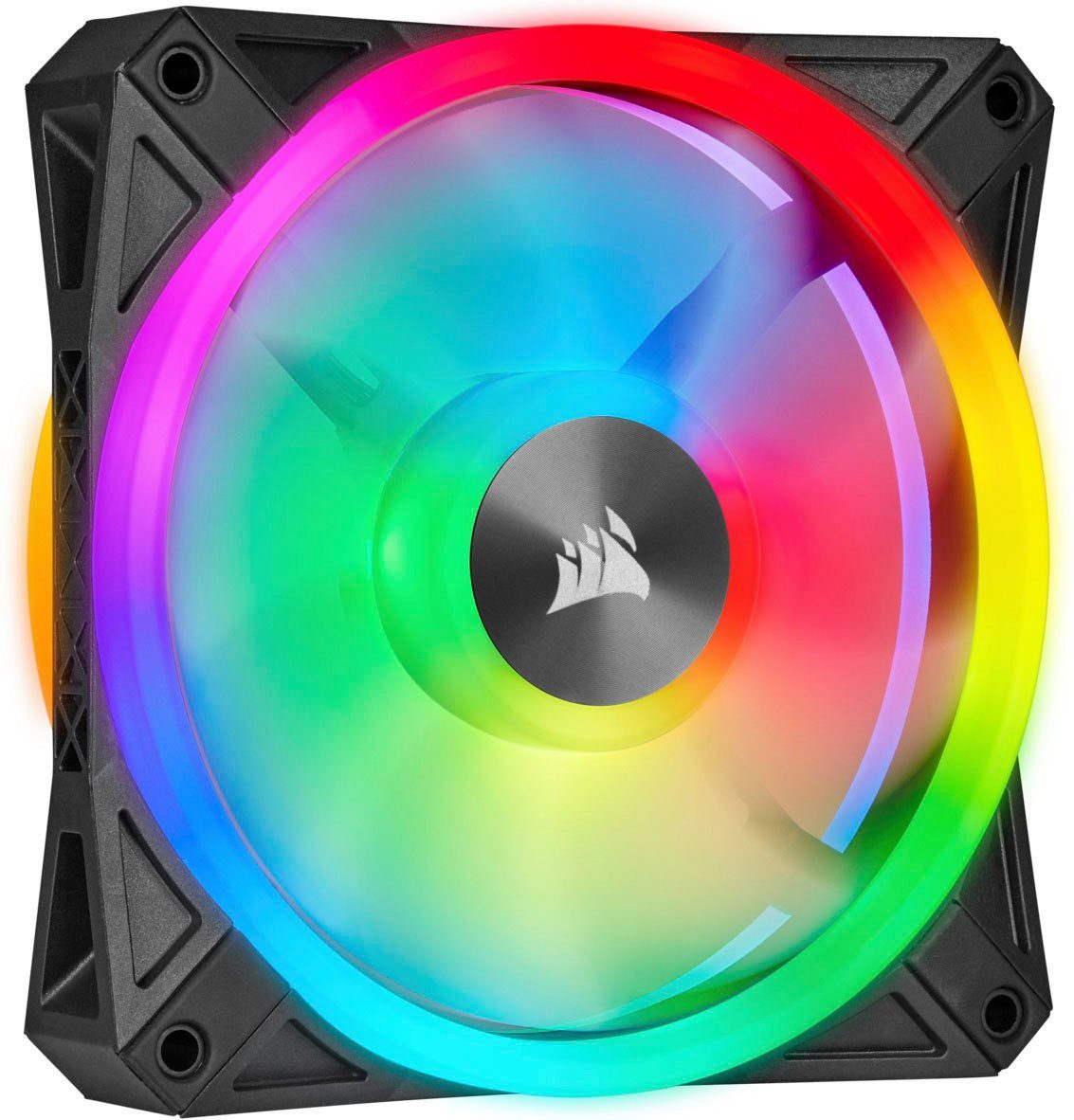 Corsair Gehäuselüfter iCUE RGB grau QL120