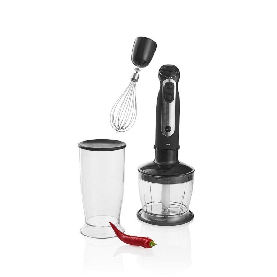 wilfa Stabmixer ESSENTIAL SM-1FP mit Zubehör-Set, 700 W, gummierter Griff