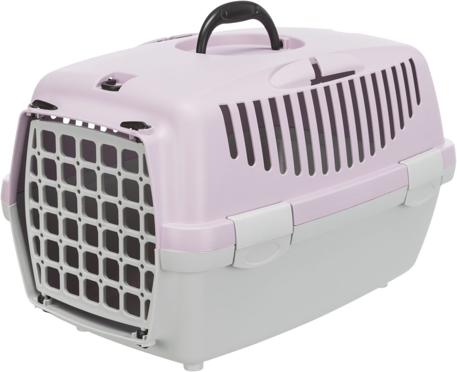 Tiertransportbox Transportbox Capri 1 & 2 - hellgrau/flieder - 32 × 31 × 48 cm