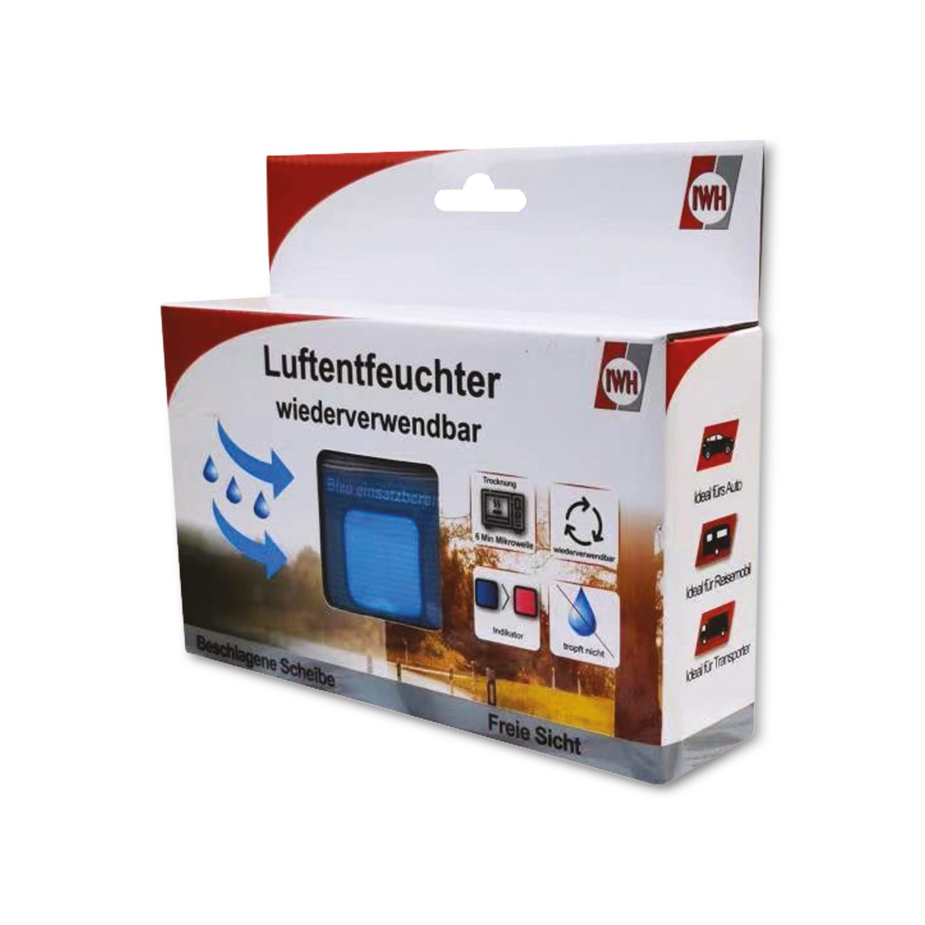 Luftbefeuchter IWH Luftentfeuchter mit Indikator, 500 g