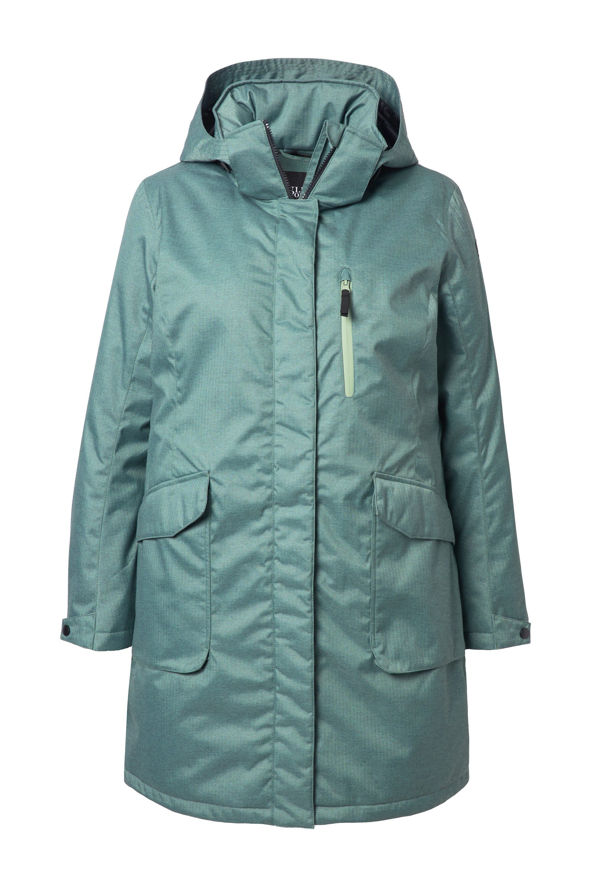 Ulla Popken Parka HYPRAR Outdoor-Parka wasserdicht Kapuze wattiert günstig online kaufen