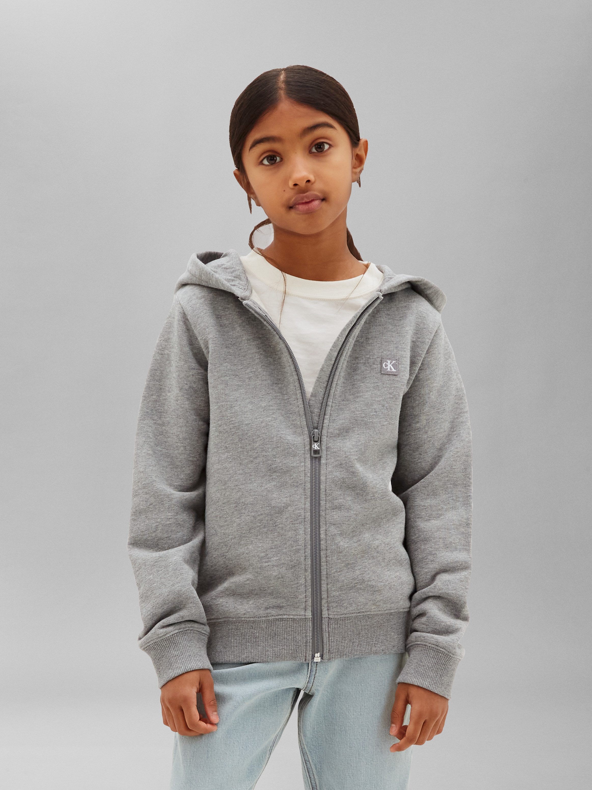 Calvin Klein Jeans Sweatjacke MINI BADGE ZIP-THROUGH Regular fit, Badge