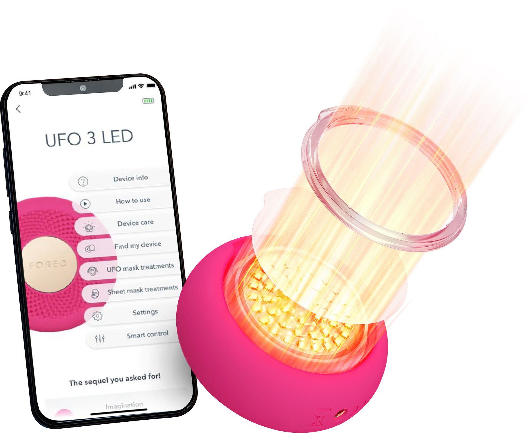 3 FOREO UFO™ Kosmetikbehandlungsgerät LED
