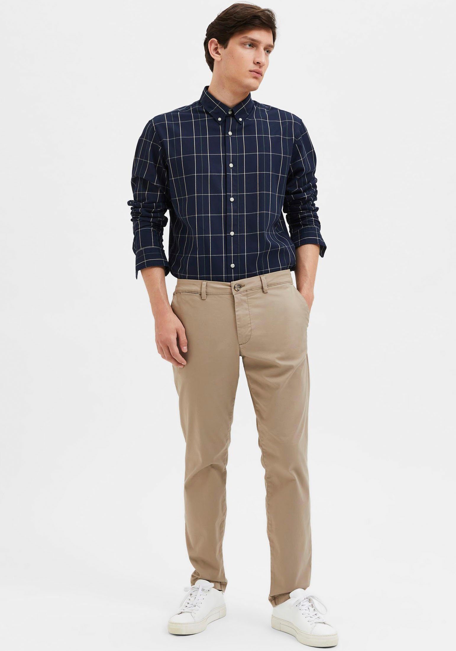 Selected Chinos SLH175-SLIM NEW MILES FLEX PANT NOOS Baumwollmischung, slim fit. Reduzierter Preis € 51,99. Unverbindliche Preisempfehlung € 79,99