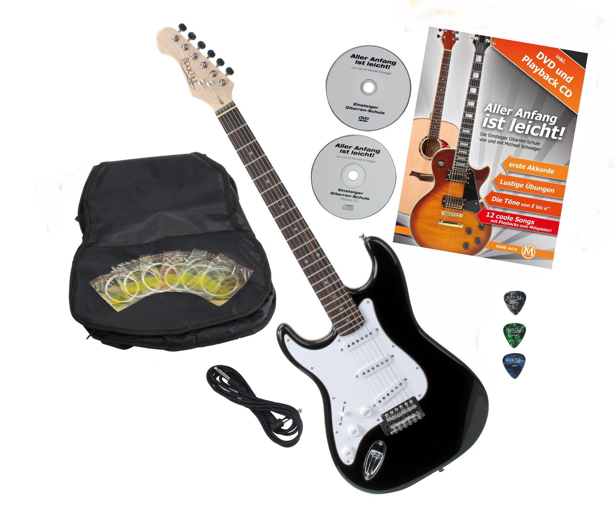 E-Gitarre Pro ST3 Linkshänder elektrische Gitarre
