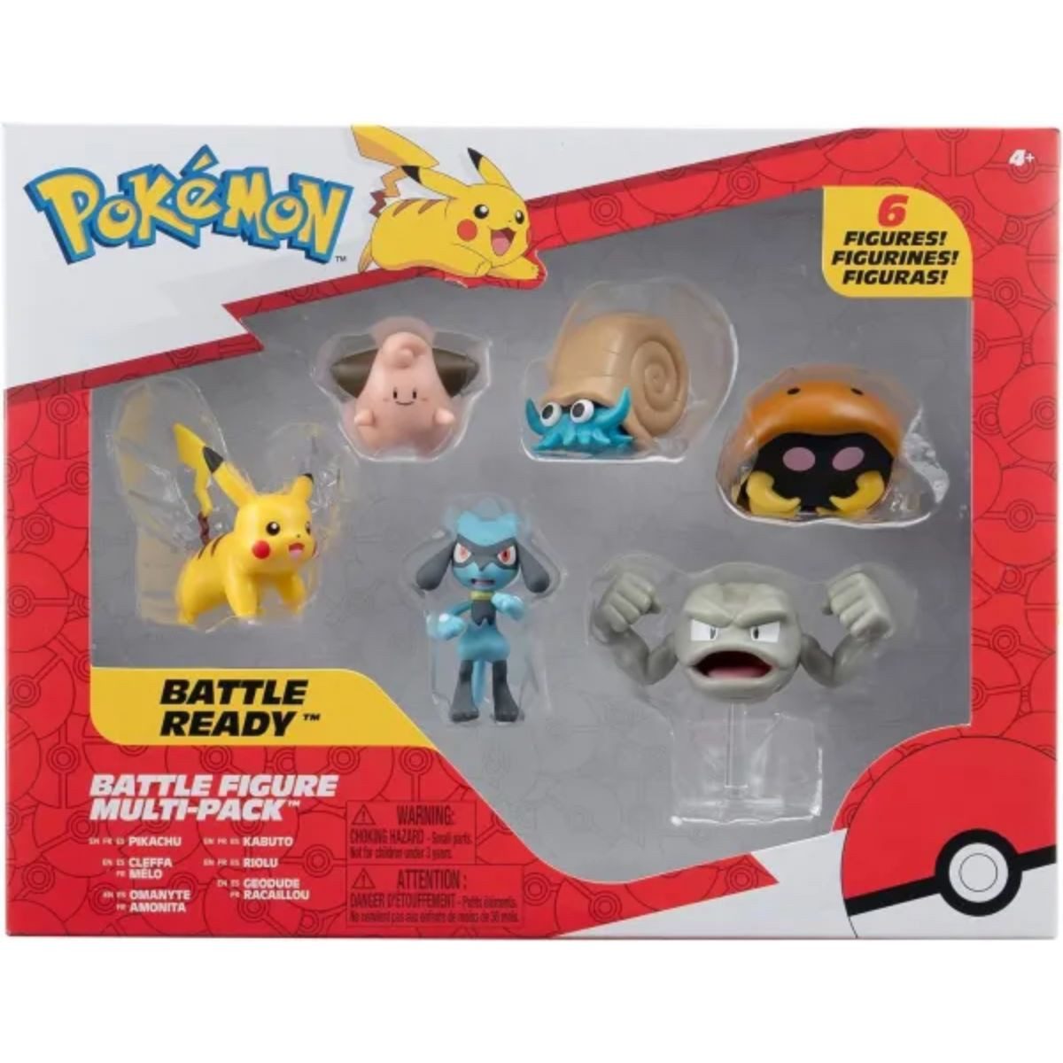 The Pokémon Company International Dekofigur Pikachu Pii Riolu K
