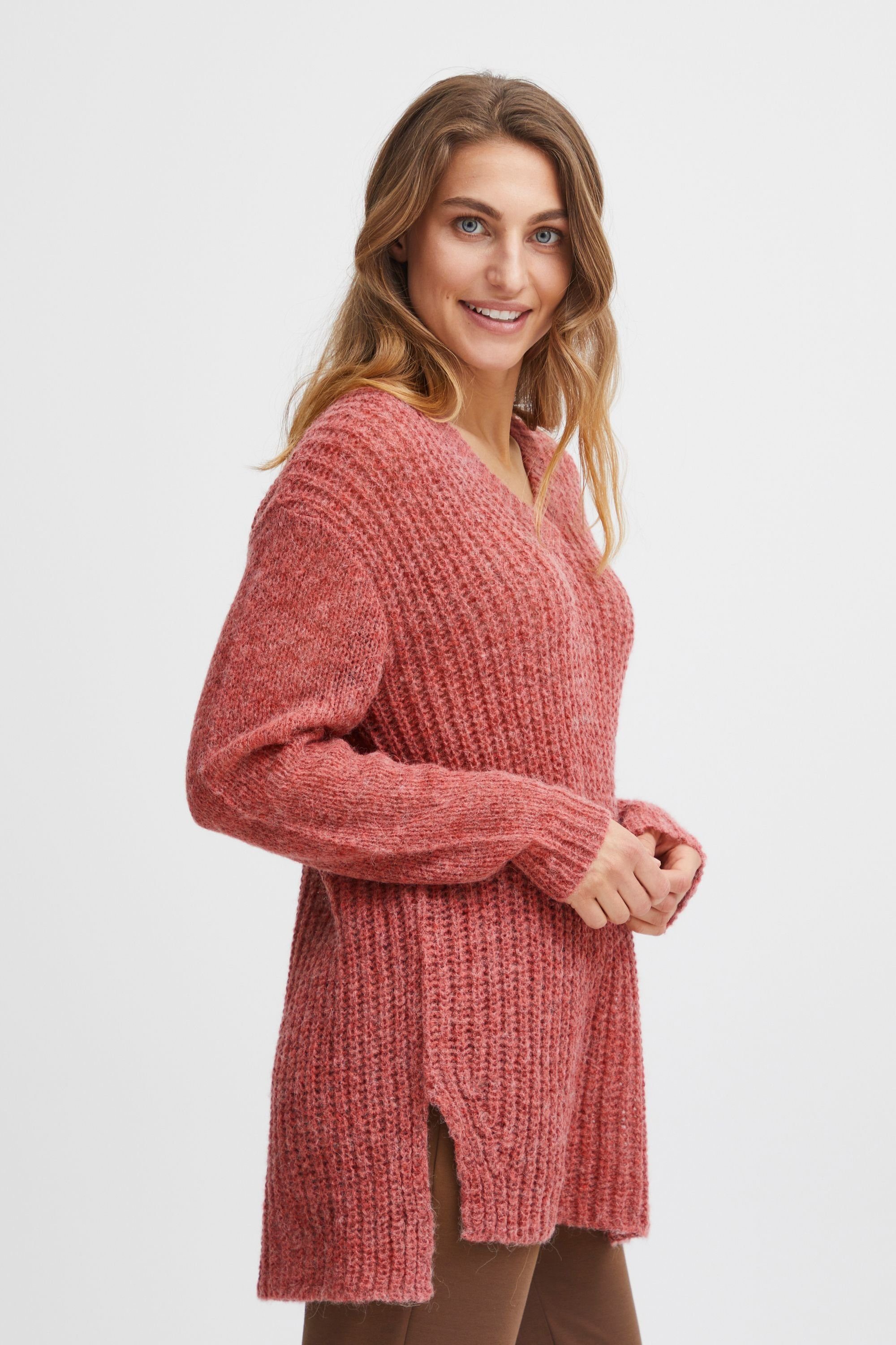 FRBIEN fransa Fransa PU Coral Paradise Strickpullover Melange 3